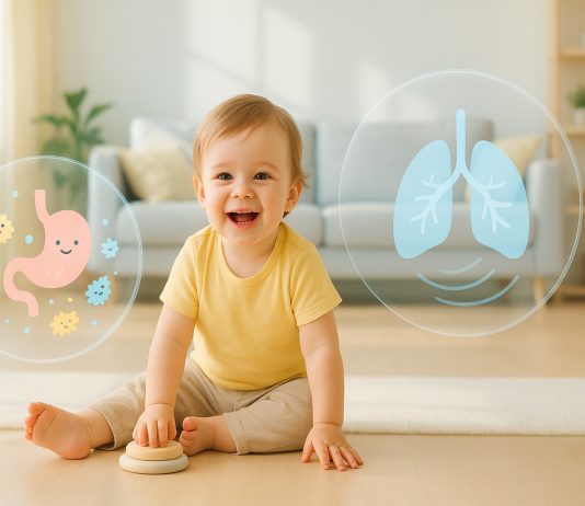 Bảo vệ bé hai lớp: tăng đề kháng tiêu hóa & hô hấp với Enfa Enspire