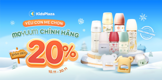 Siêu sale – Moyuum sale đến 20% duy nhất tại KidsPlaza