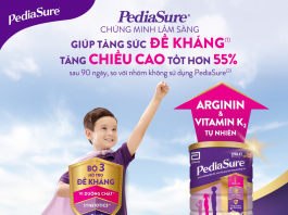 PediaSure đồng hành cùng con trên hành trình phát triển toàn diện