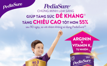 PediaSure đồng hành cùng con trên hành trình phát triển toàn diện