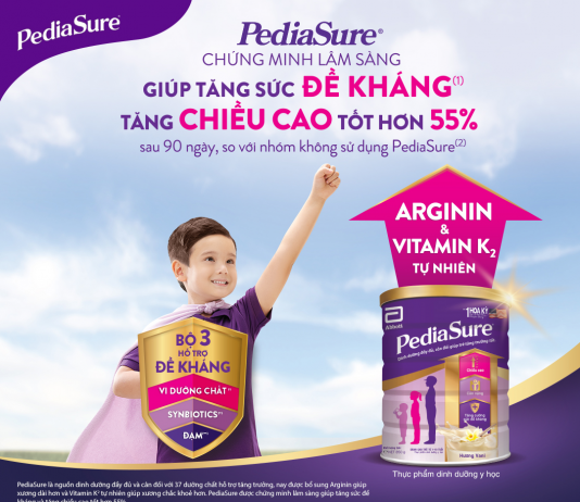 PediaSure đồng hành cùng con trên hành trình phát triển toàn diện