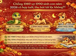 Chồng 1989 vợ 1990 sinh con năm 2026 có hợp tuổi, thu hút tài lộc không?