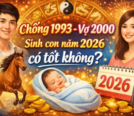 Luận giải chồng 1993 vợ 2000 sinh con năm 2026 có tốt không?