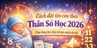 Cách đặt tên con theo thần số học 2026: Chọn đúng tên, khai mở vận mệnh cho bé