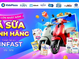 Sale lớn nhất năm: Mua tã sữa chính hãng – Tặng ngay Vinfast