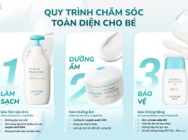 3 bước chăm da toàn diện cho bé yêu với Goongbe