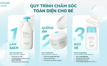 3 bước chăm da toàn diện cho bé yêu với Goongbe