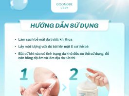 Kem dưỡng Goongbe bôi mặt được không? Hướng dẫn cách dùng an toàn cho da bé