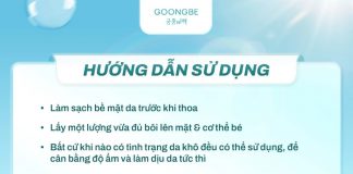 Kem dưỡng Goongbe bôi mặt được không? Hướng dẫn cách dùng an toàn cho da bé