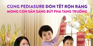 Con bắt kịp đà tăng trưởng: Thành công lớn nhất của mẹ trước thềm tết đến Pediasure