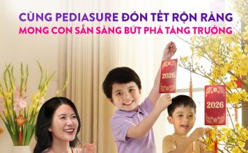 Con bắt kịp đà tăng trưởng: Thành công lớn nhất của mẹ trước thềm tết đến Pediasure