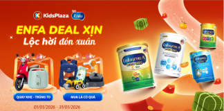 Enfa deal xịn – Lộc hời đón xuân – Qùa tới 21 triệu đồng