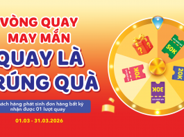 Chương trình “Vòng quay may mắn – Quay là trúng quà” Vong quay-01
