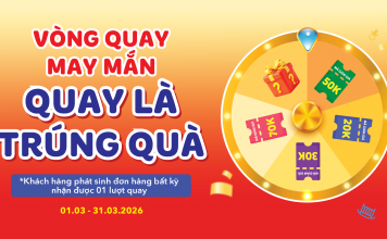Chương trình “Vòng quay may mắn – Quay là trúng quà” Vong quay-01
