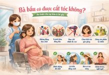 Bà bầu có được cắt tóc không? Giải đáp thắc mắc theo góc nhìn khoa học
