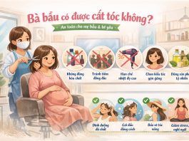 Bà bầu có được cắt tóc không? Giải đáp thắc mắc theo góc nhìn khoa học