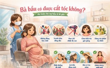 Bà bầu có được cắt tóc không? Giải đáp thắc mắc theo góc nhìn khoa học
