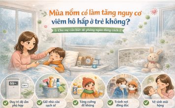 Mùa nồm có làm tăng nguy cơ viêm đường hô hấp ở trẻ không?