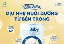 Sữa dê Baby Steps – Dịu nhẹ nuôi dưỡng hệ tiêu của bé từ bên trong baby-steps