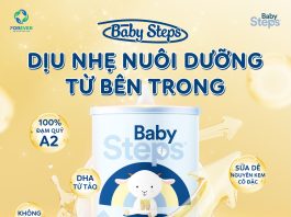 Sữa dê Baby Steps – Dịu nhẹ nuôi dưỡng hệ tiêu của bé từ bên trong baby-steps