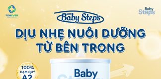 Sữa dê Baby Steps – Dịu nhẹ nuôi dưỡng hệ tiêu của bé từ bên trong baby-steps