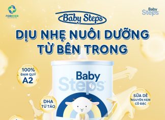 Sữa dê Baby Steps – Dịu nhẹ nuôi dưỡng hệ tiêu của bé từ bên trong baby-steps