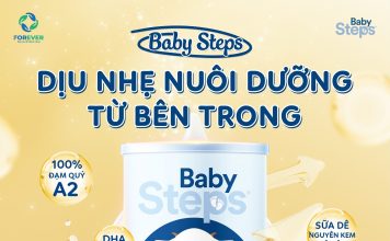 Sữa dê Baby Steps – Dịu nhẹ nuôi dưỡng hệ tiêu của bé từ bên trong baby-steps