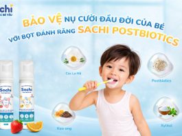 Bọt đánh răng Sachi Postbiotics – Giải pháp bảo vệ nụ cười đầu đời của bé bot-danh-rang-sachi