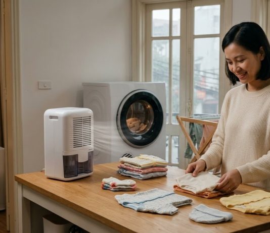 Cách giữ quần áo trẻ luôn khô ráo mùa nồm để bảo vệ làn da bé cach-giu-quan-ao-tre-luon-kho-rao-mua-nom