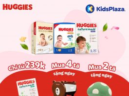 Huggies tung ưu đãi mua 2 tặng 1 tại KidsPlaza tháng 3 ctkm-huggies