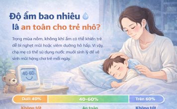 Độ ẩm bao nhiêu là an toàn cho trẻ nhỏ?