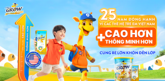 Thời điểm vàng mẹ nên đầu tư chiều cao và trí não cho bé Grow - 25 -nam