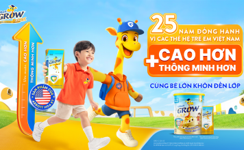 Thời điểm vàng mẹ nên đầu tư chiều cao và trí não cho bé Grow - 25 -nam