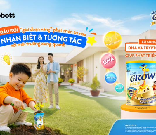 Dưỡng chất vàng từ Abbott Grow Gold, hỗ trợ bé phát triển trí não!