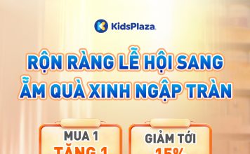 Rộn ràng lễ hội sang – Ẵm quà xinh ngập tràn cùng Nan tại KidsPlaza nan-1