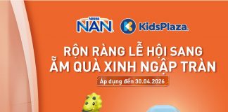 Rộn ràng lễ hội sang – Đón quà xinh ngập tràn cùng Nan tại Kidsplaza nan-2