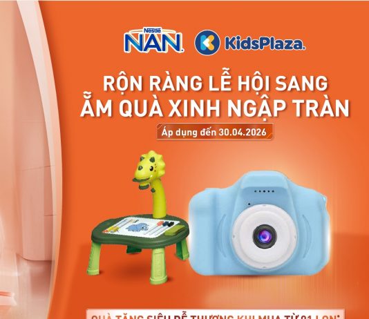 Rộn ràng lễ hội sang – Đón quà xinh ngập tràn cùng Nan tại Kidsplaza nan-2