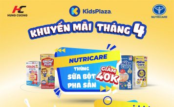 Nutricare giá tốt tháng 4: Giảm sốc tại KidsPlaza, mẹ đừng bỏ lỡ!