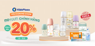Cơ hội sở hữu “bình sữa quốc dân” Moyuum với giá cực hời tại KidsPlaza! 2400x1200
