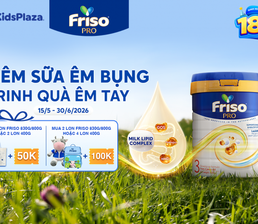 Ưu đãi Friso tháng 5 – Sữa Hà Lan êm bụng cho bé yêu friso-6