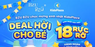 BZU BZU – THƯƠNG HIỆU CHĂM SÓC GIA ĐÌNH TỪ SINGAPORE CÙNG HÀNG LOẠT ƯU ĐÃI HẤP DẪN TẠI KIDSPLAZA bzu bzu