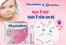 Physiodose – Nước muối sinh lý đơn liều chuẩn Pháp được nhiều bệnh viện phụ sản tin dùng cho trẻ sơ sinh KV-Physiodose-tang - yem-03