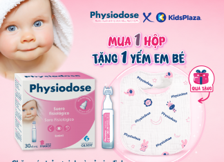 Physiodose – Nước muối sinh lý đơn liều chuẩn Pháp được nhiều bệnh viện phụ sản tin dùng cho trẻ sơ sinh KV-Physiodose-tang - yem-03