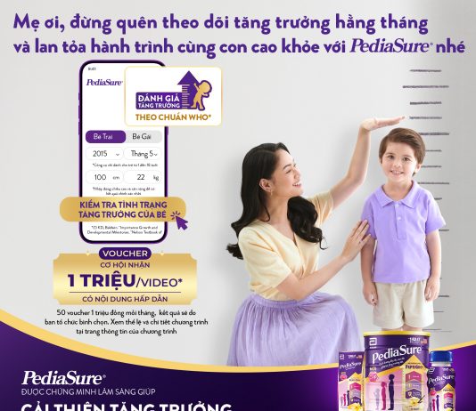 PEDIASURE – Công thức khoa học được thiết kế giúp hỗ trợ tăng trưởng rõ rệt chiều cao Poster-1 (1)