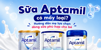 Sữa Aptamil có mấy loại? Hướng dẫn mẹ lựa chọn dòng sữa phù hợp cho bé aptamil-co-may-loai-1
