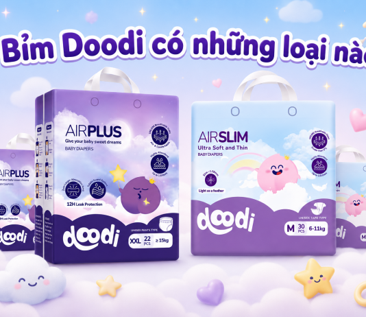 Bỉm Doodi có những loại nào? Đặc điểm của từng dòng sản phẩm bim-doodi-co-nhung-loai-nao-1
