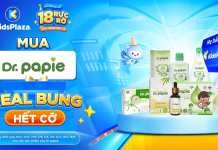 Đại tiệc sinh nhật KidsPlaza bùng nổ ưu đãi cùng Dr.Papie ctkm-dr.papie-1