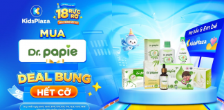 Đại tiệc sinh nhật KidsPlaza bùng nổ ưu đãi cùng Dr.Papie ctkm-dr.papie-1