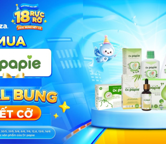 Đại tiệc sinh nhật KidsPlaza bùng nổ ưu đãi cùng Dr.Papie ctkm-dr.papie-1