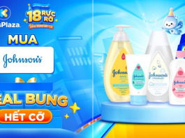 KidsPlaza 18 tuổi rực rỡ – Ưu đãi Johnson’s cực hấp dẫn dành cho mẹ và bé